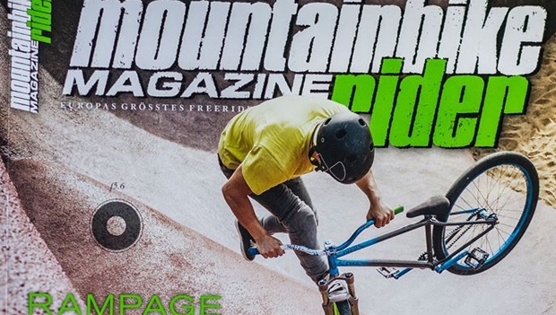 Ludwig Jaeger on the Mountainbike Rider cover